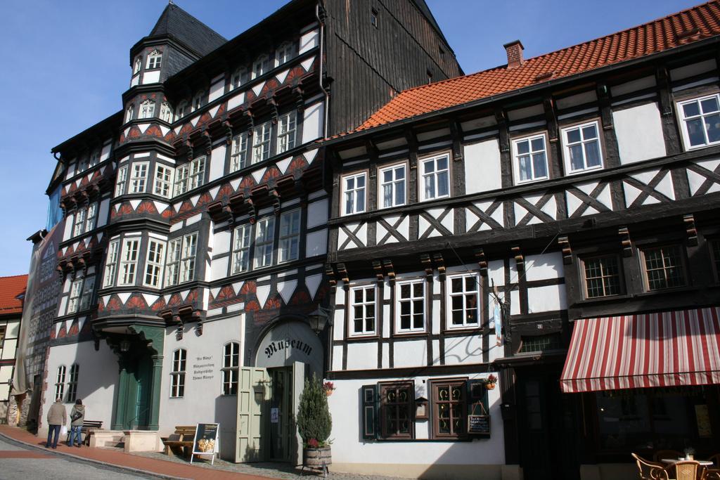 Hotel Garni Weisses Ross Stolberg i. Harz Zewnętrze zdjęcie